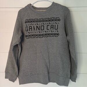 Jiberish Grand Cru Gray Men's Sweater, Men’s M